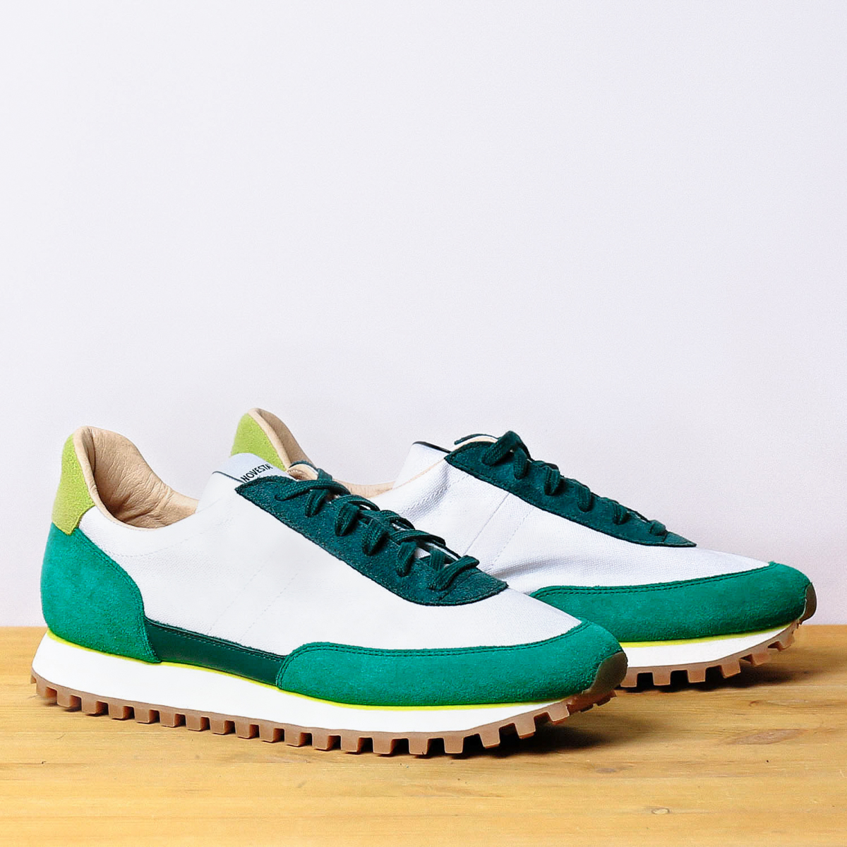 Кроссовки Novesta Marathon Trail Run White/Green/Yellow — изображение 3