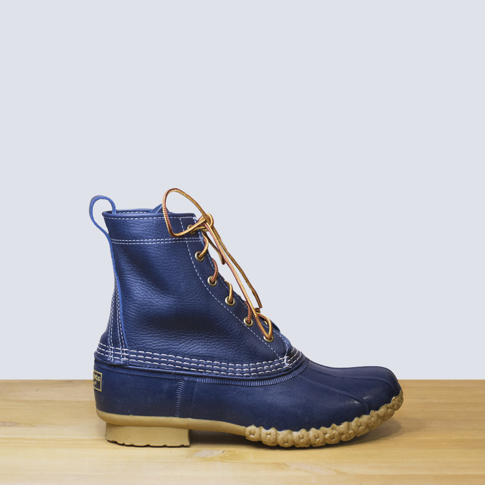 Ботинки L.L.Bean 8" Navy Leather + утеплитель Thinsulate