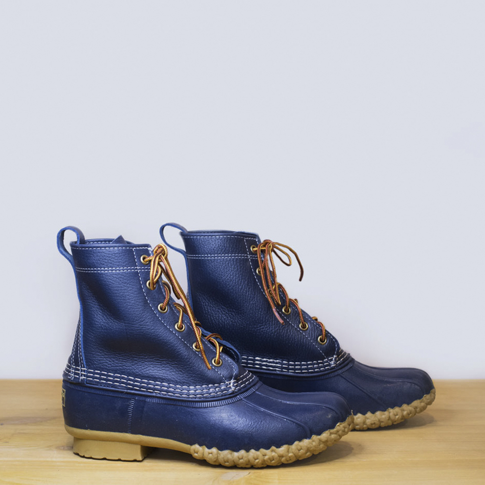 Ботинки L.L.Bean 8" Navy Leather + утеплитель Thinsulate — изображение 3