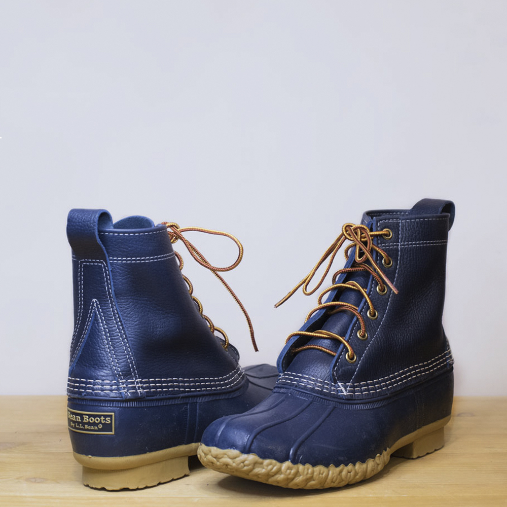 Ботинки L.L.Bean 8" Navy Leather + утеплитель Thinsulate — изображение 5