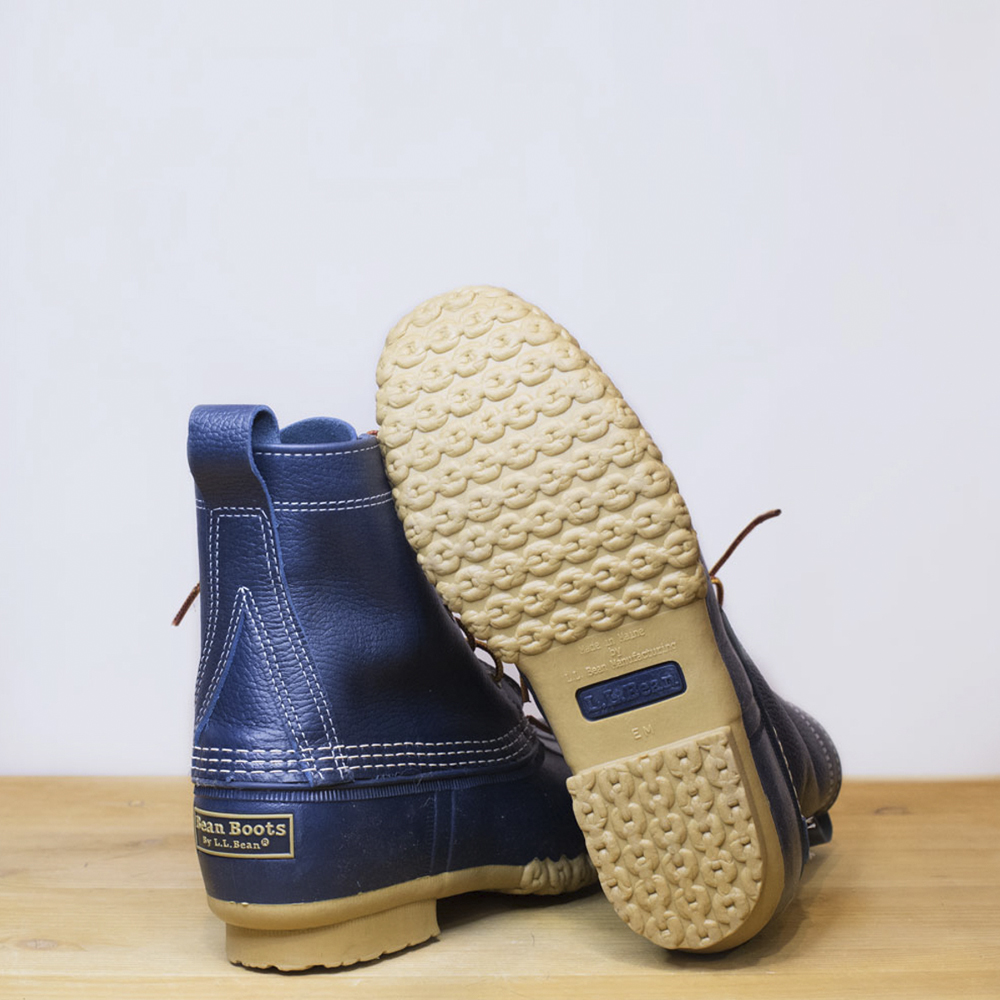 Ботинки L.L.Bean 8" Navy Leather + утеплитель Thinsulate — изображение 4