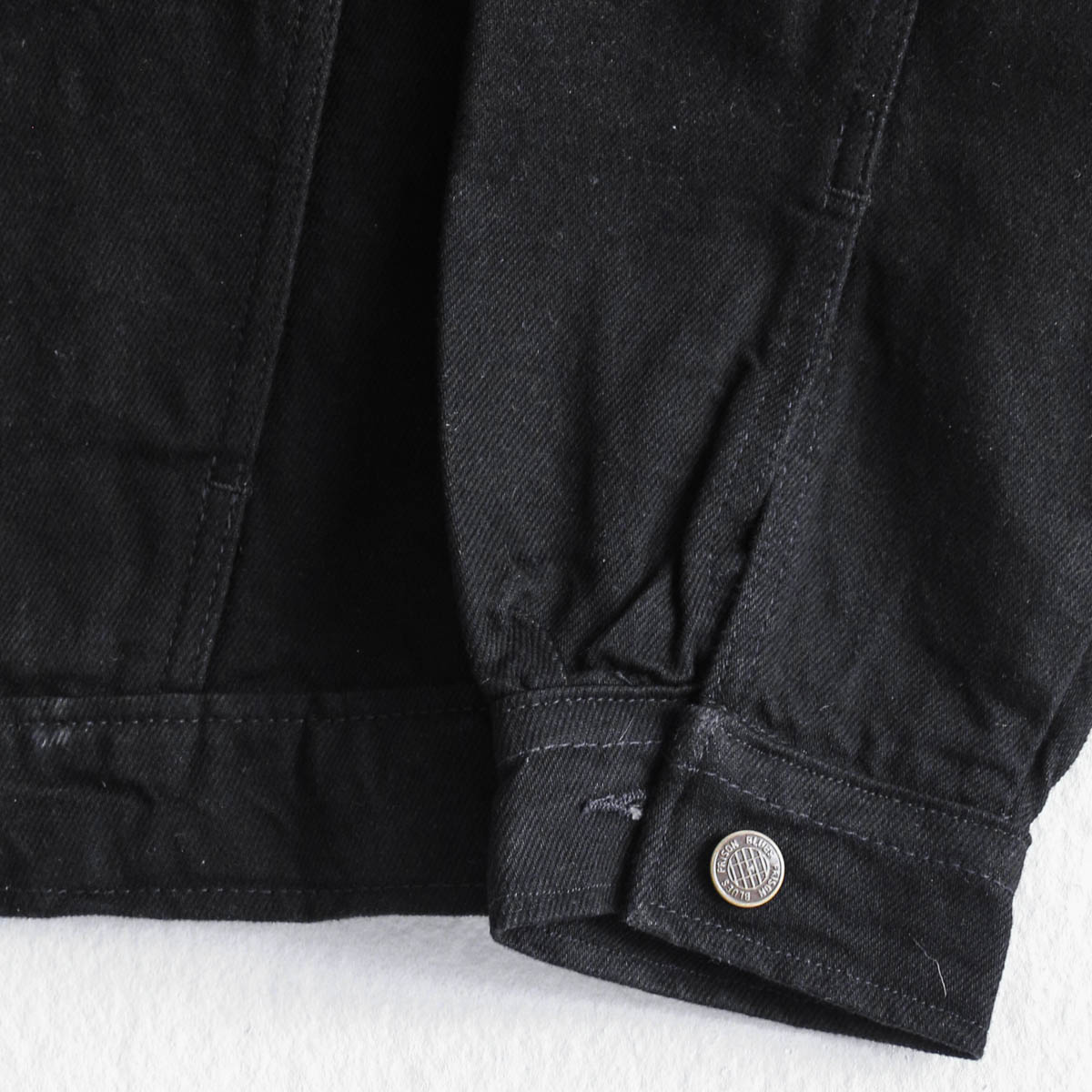 Куртка джинсовая Prison Blues Western Jacket Rinsed Black — изображение 3