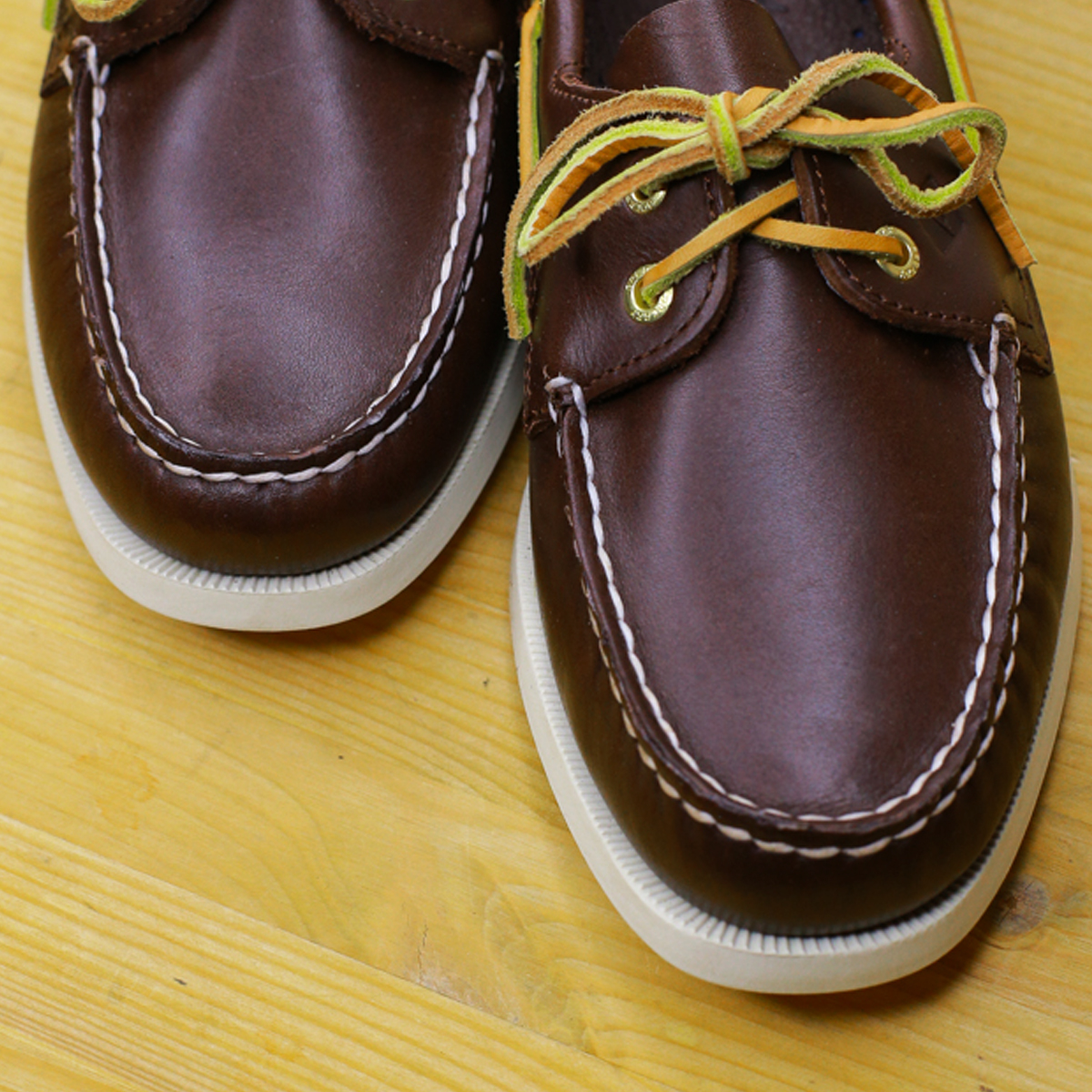 Женские топсайдеры Sperry A/O 2-Eye Classic Brown Boat Shoes — изображение 5