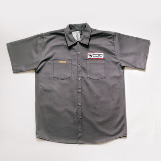 Рубашка Prison Blues Work Shirt Charcoal Short Sleeve & The Bootleggers Bowling Club