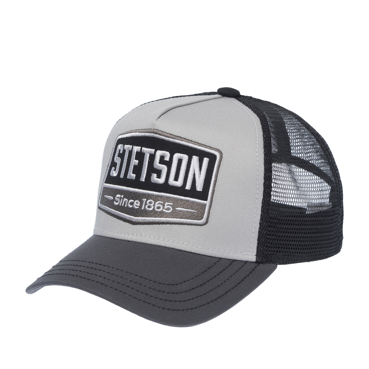 Бейсболка Stetson Trucker Cap Gasoline Light Grey/Grey