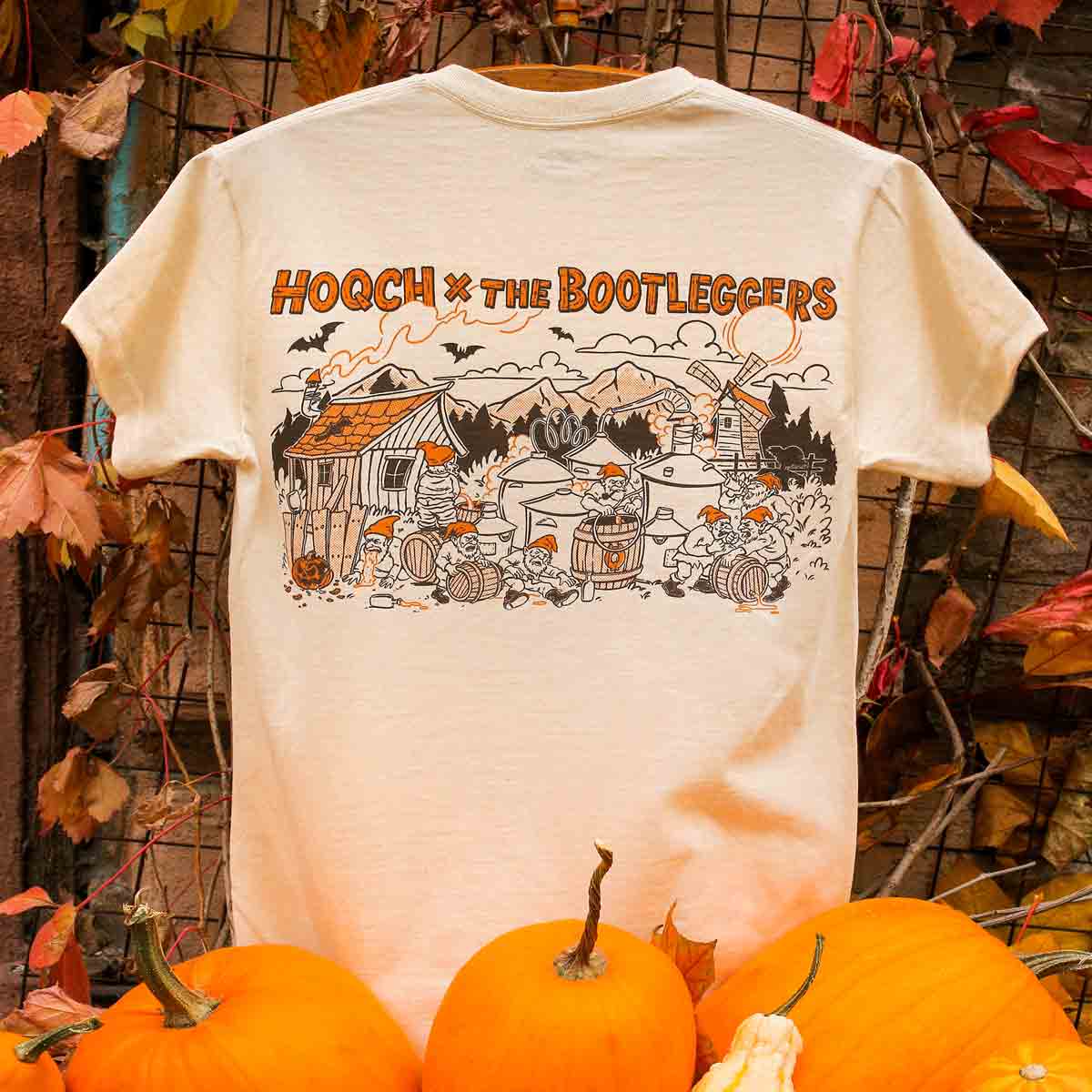 Футболка The Bootleggers х Pumpkin Market Tee Natural