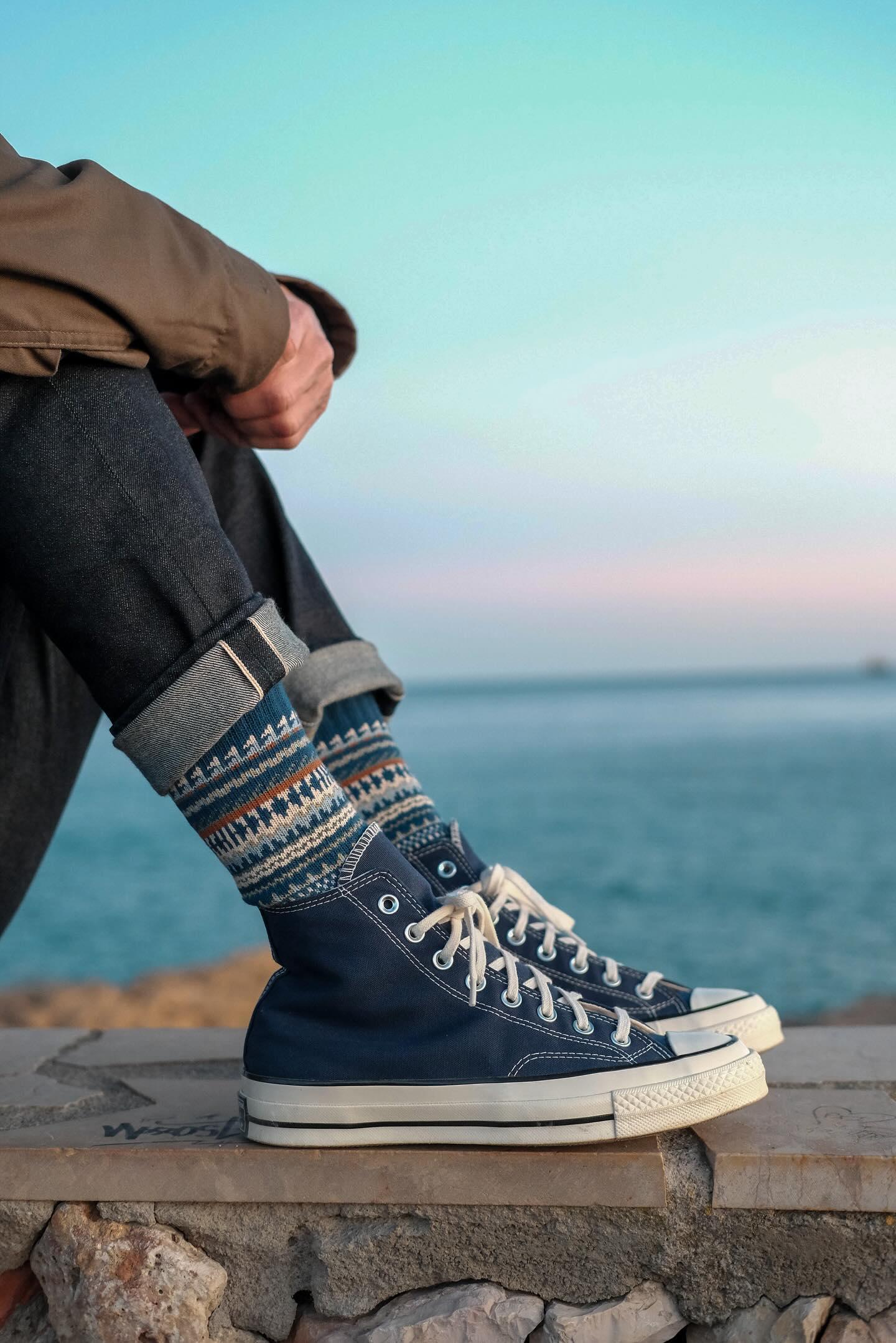 Носки Comfysocks Kuki Blue Socks - the-bootleggers.ru