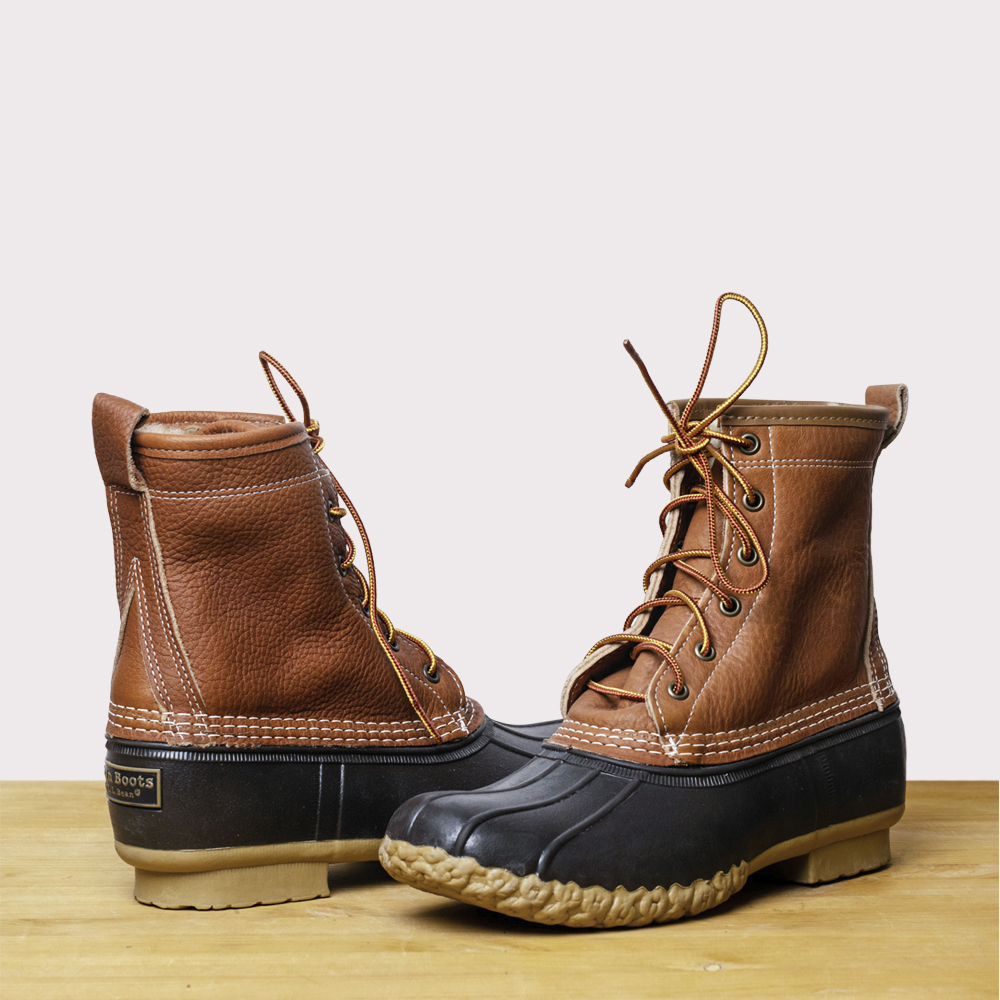 Ботинки L.L.Bean 8" Shearling Tumbled Tan Duck Boots — изображение 4