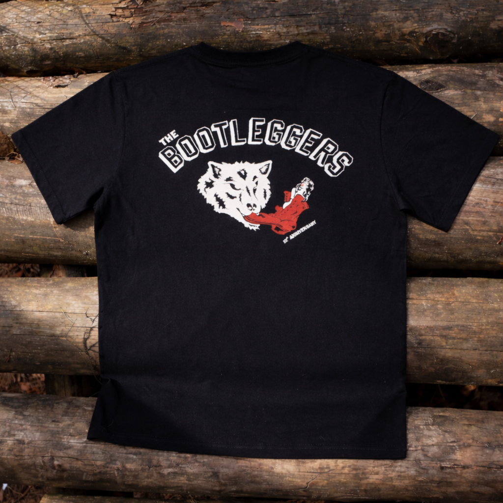 Футболка 12th Anniversary Edition Bootleggers Wolf T-shirt Black