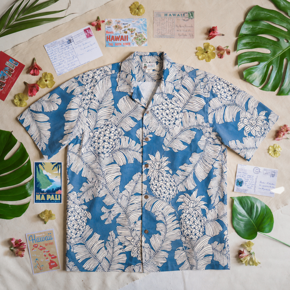 Гавайская рубашка Aloha Republic Papakea Paradise