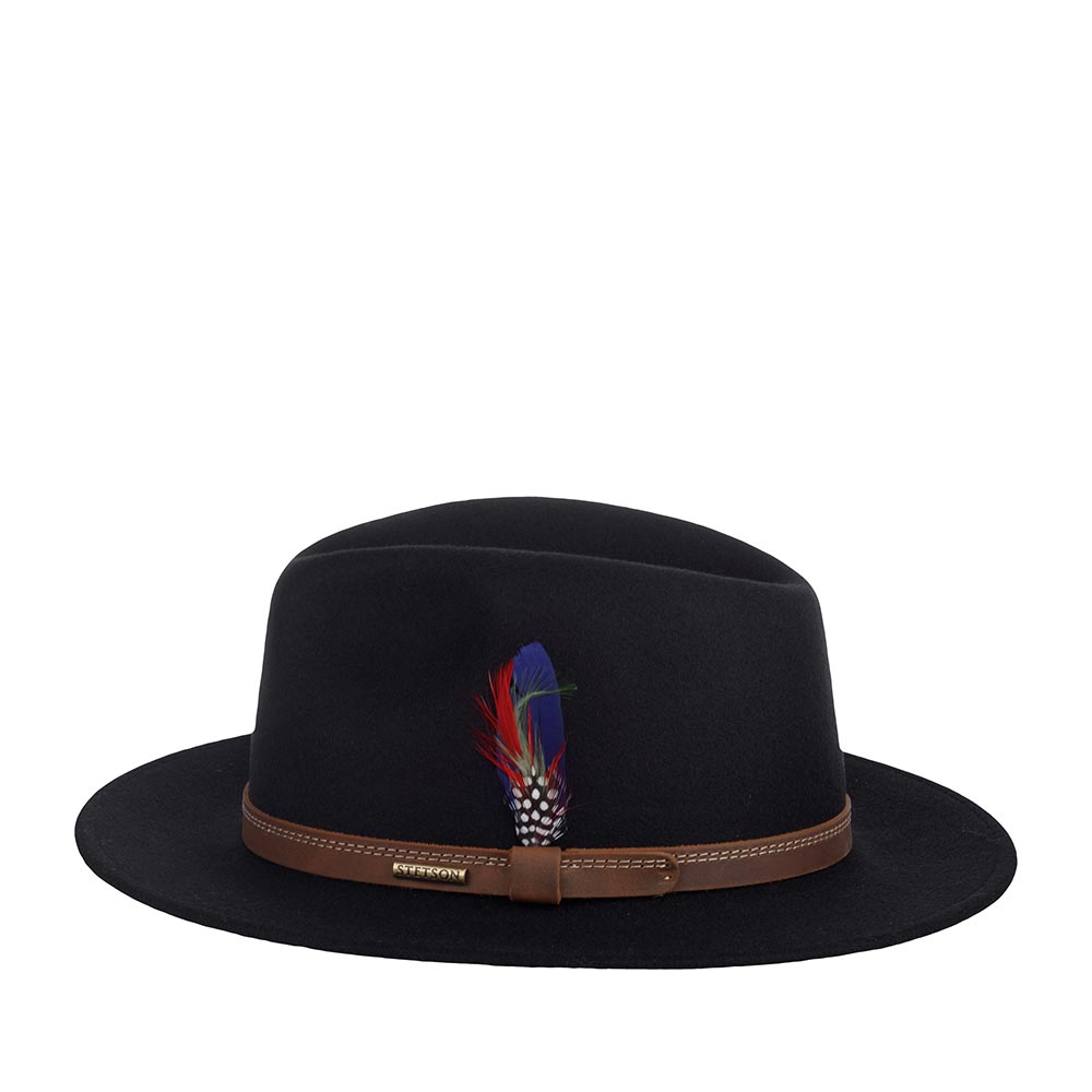 Шляпа Stetson Traveller Woolfelt Black (leather) — изображение 3