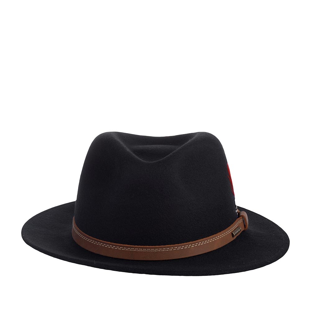 Шляпа Stetson Traveller Woolfelt Black (leather) — изображение 4