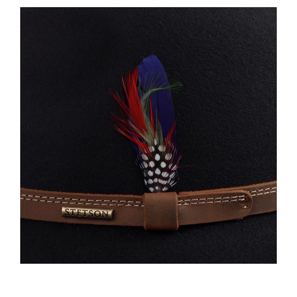 Шляпа Stetson Traveller Woolfelt Black (leather) — изображение 6