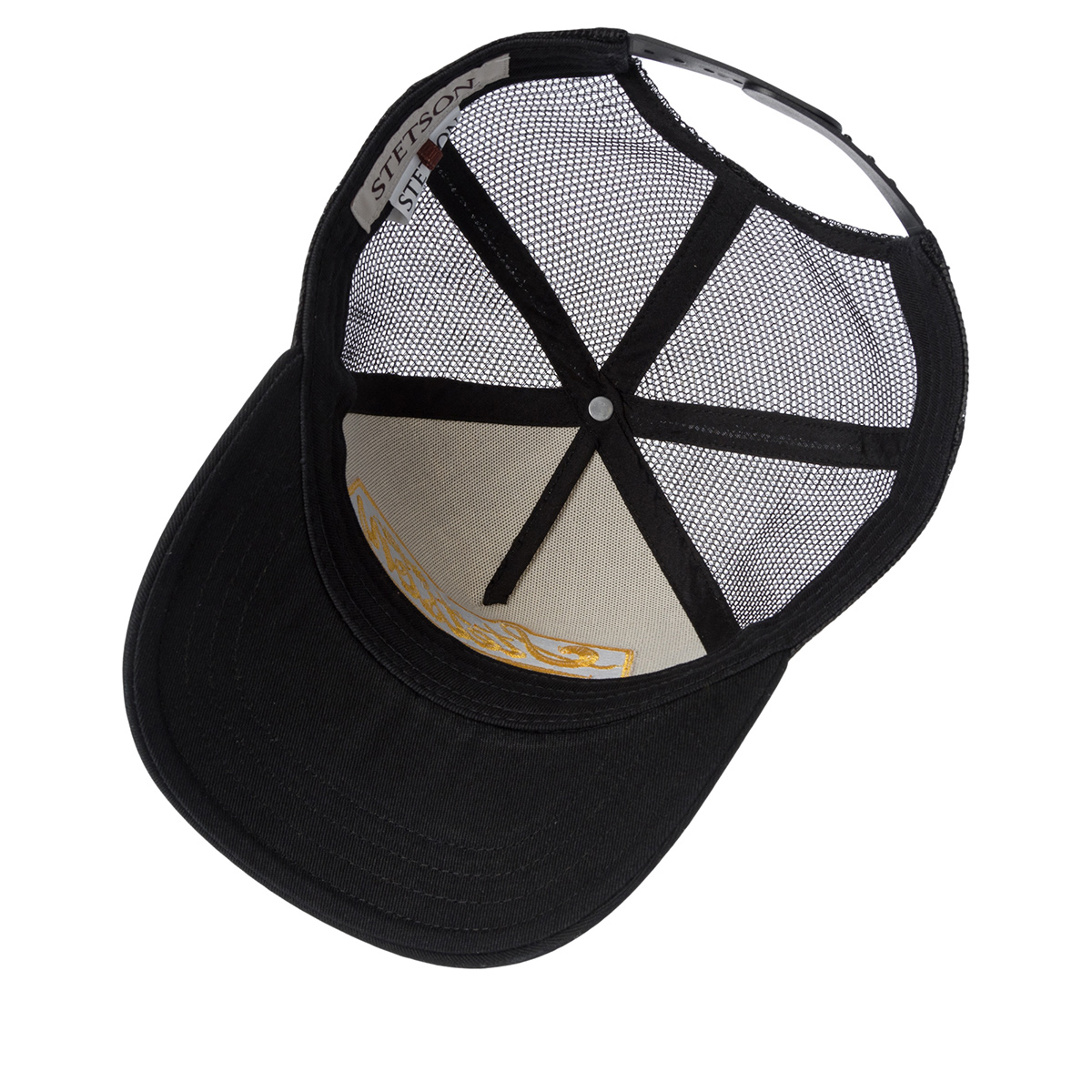 Бейсболка Stetson Trucker Cap American Heritage Black/White — изображение 4
