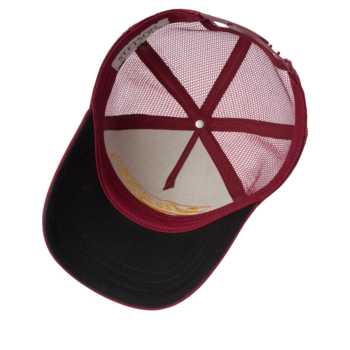 Бейсболка Stetson Trucker Cap American Heritage Bordo/White — изображение 4