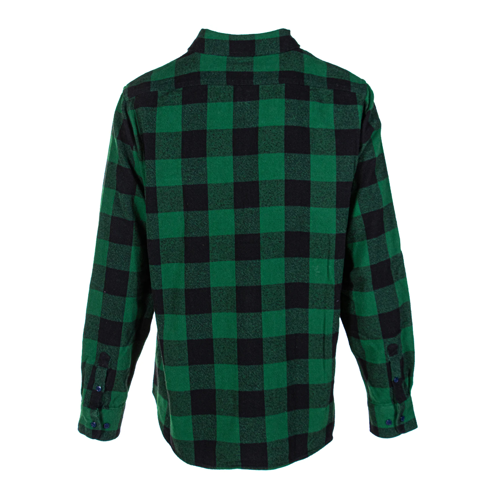 Рубашка мужская Schott Plaid Cotton Flannel Shirt Green — изображение 2