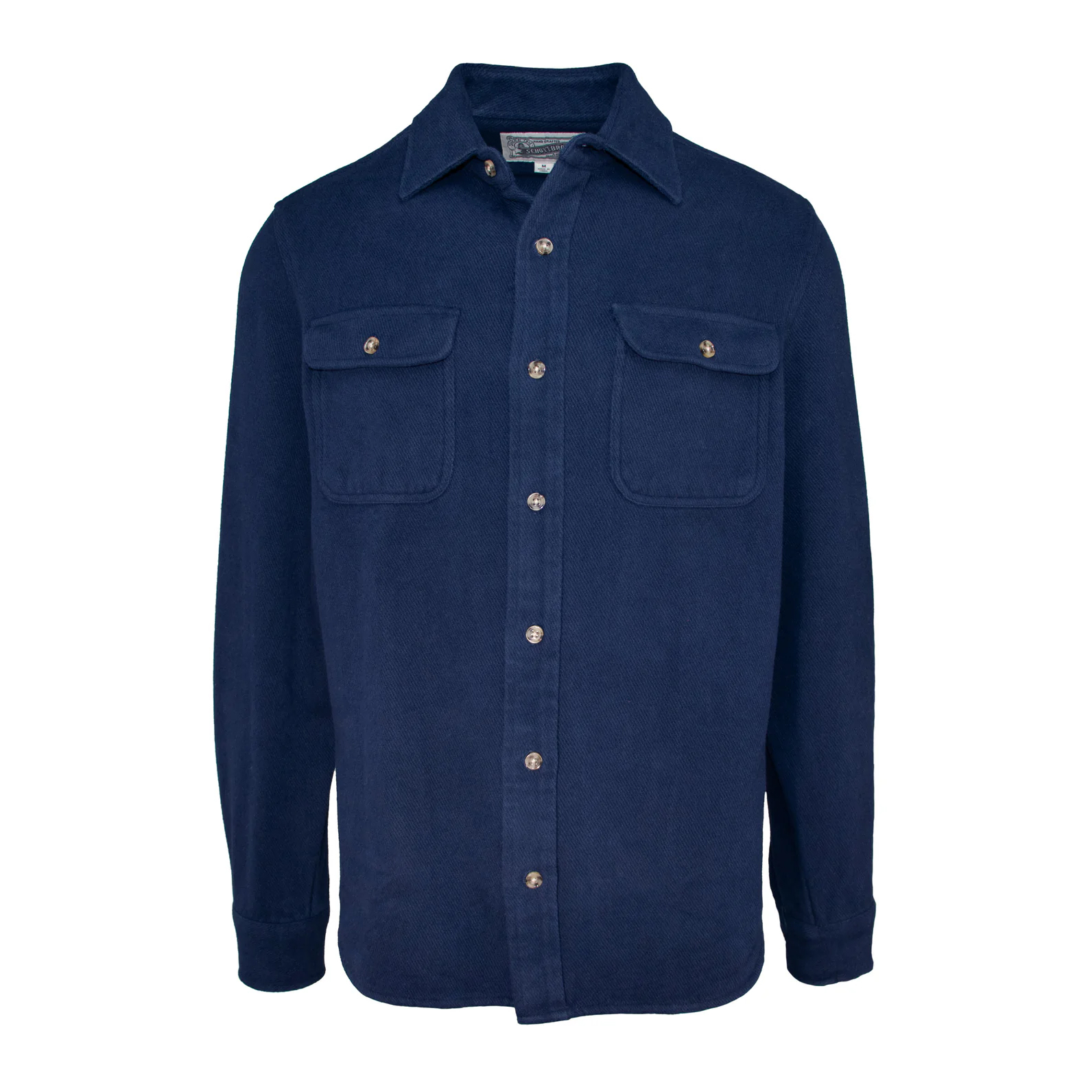 Рубашка мужская Schott Flannel Work Shirt Navy