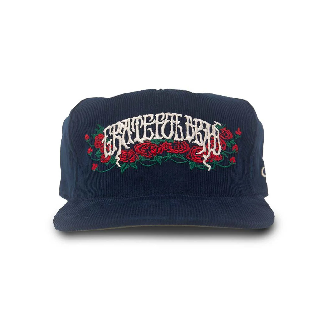 Бейсболка The Ampal Creative x Grateful Dead Roses Navy